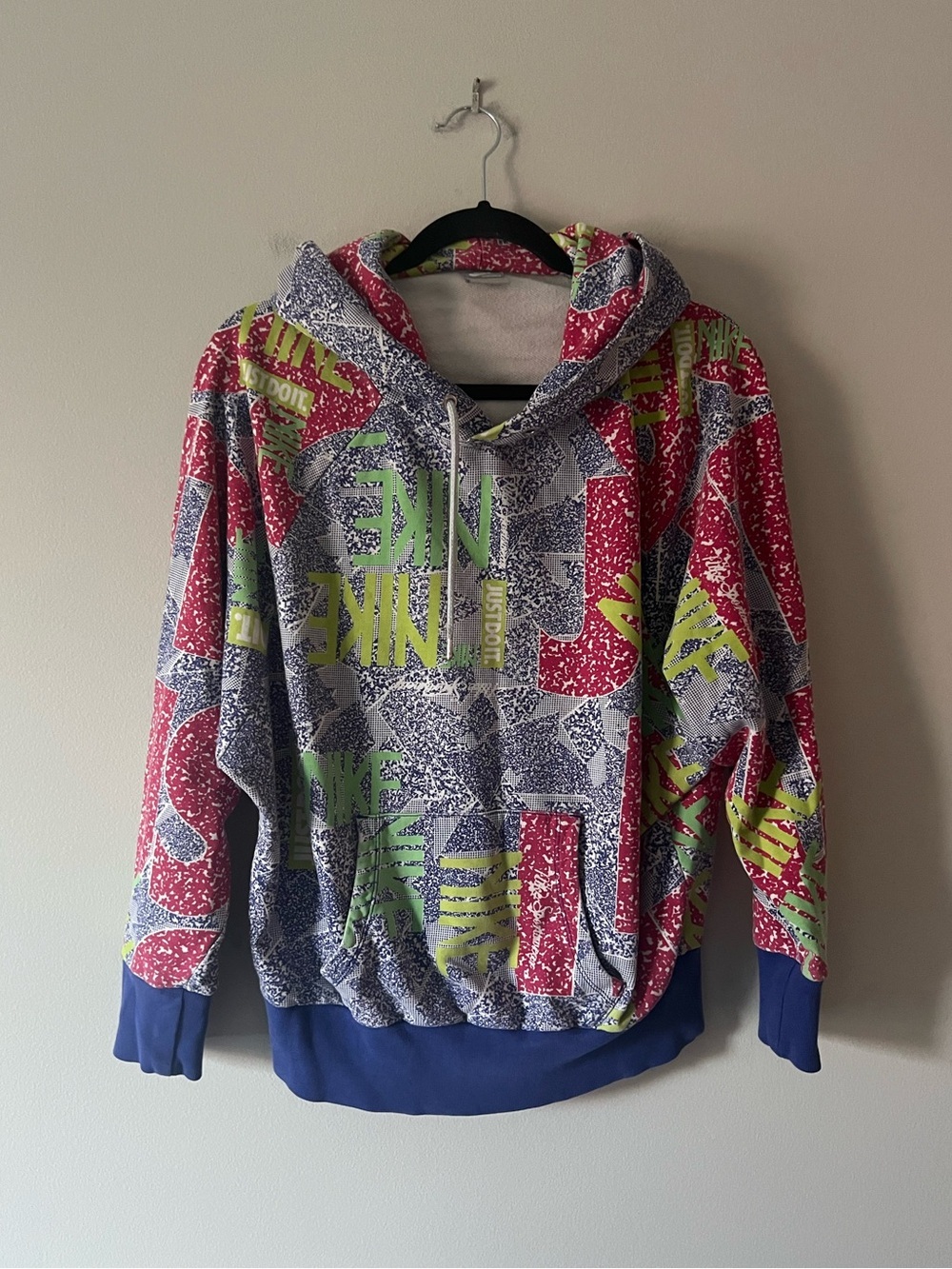 Nike Sportswear Graphic Hoodie Sweatshirt Just Do It Y2K Retro Women’s Small